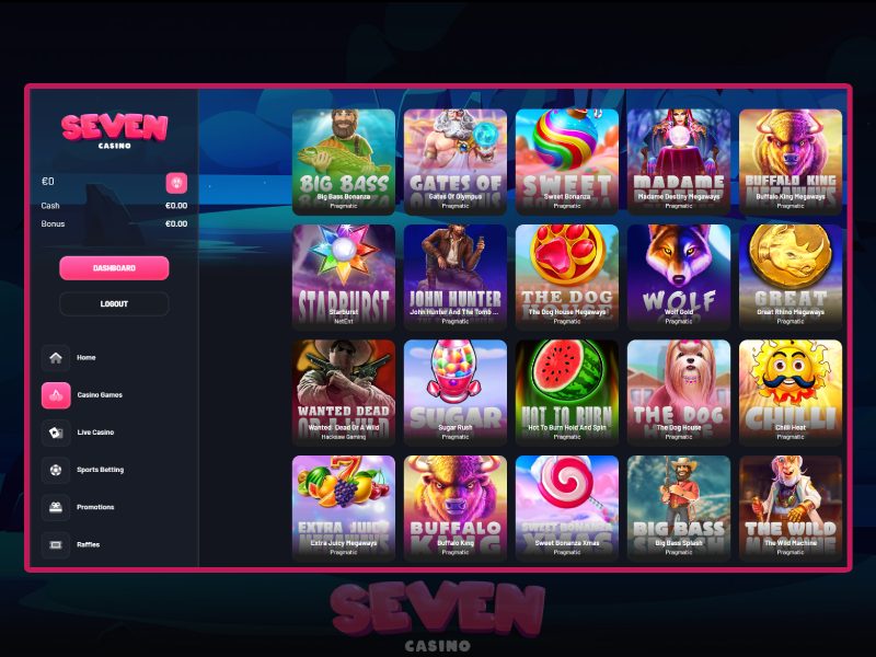 Juegos por dinero en el casino en línea Seven Casino Juegos por dinero en el casino en línea Seven Casino