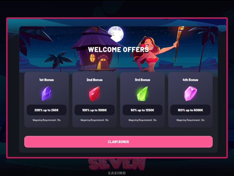 Paquete de bonos de bienvenida de Seven Casino Paquete de bonos de bienvenida de Seven Casino